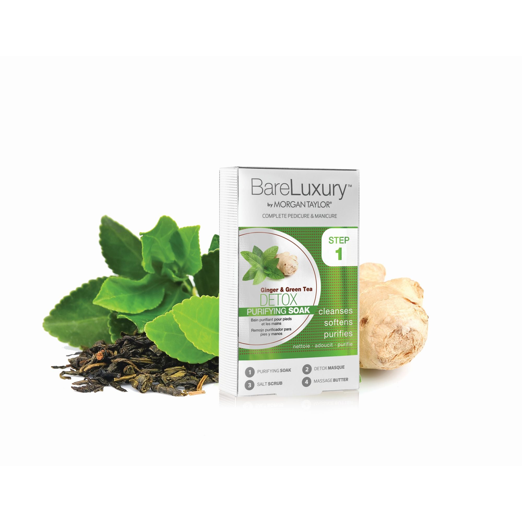 Detox Ginger & Green Tea 4er Set - BareLuxury™