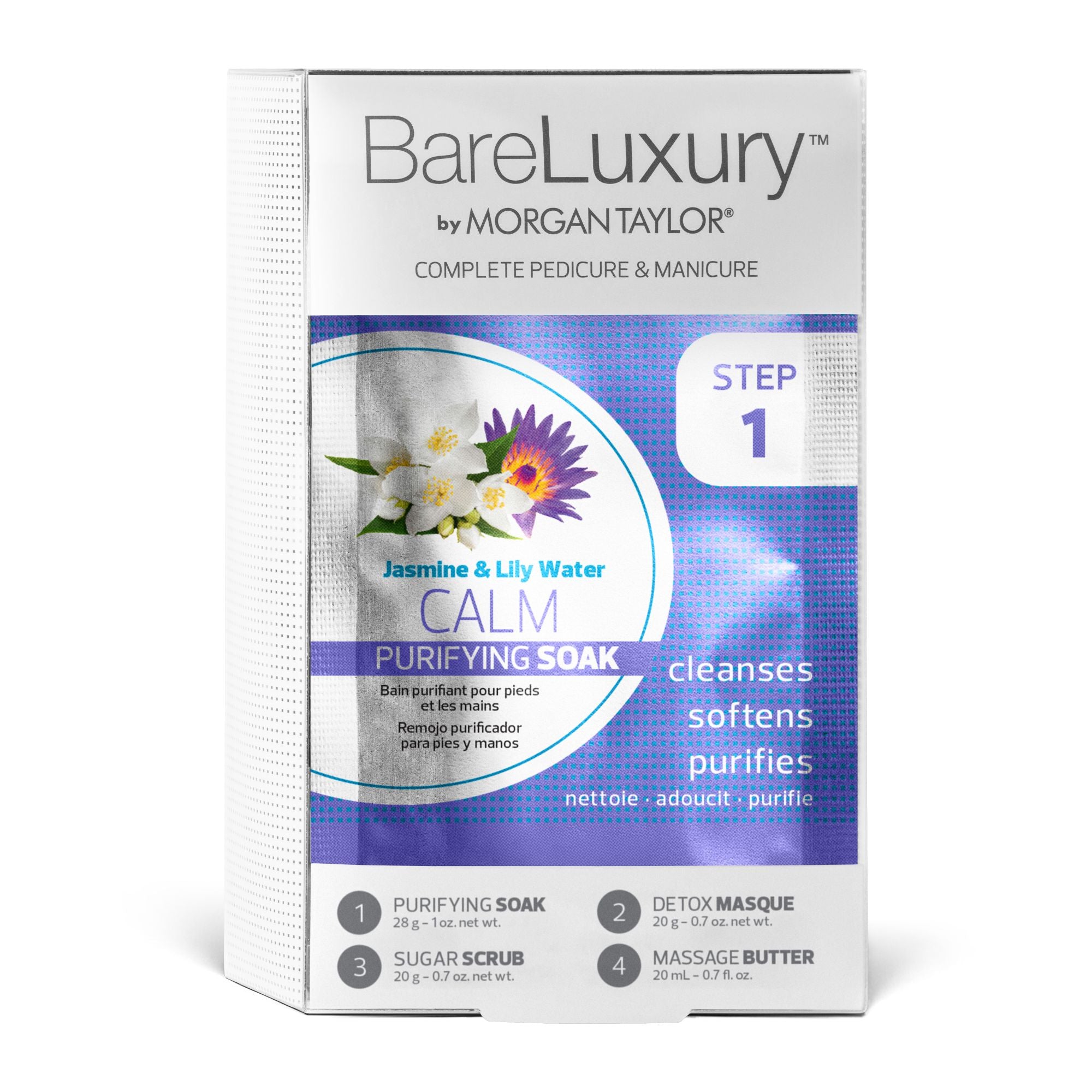 Calm Jasmine & Lily Water 4er Set - BareLuxury™