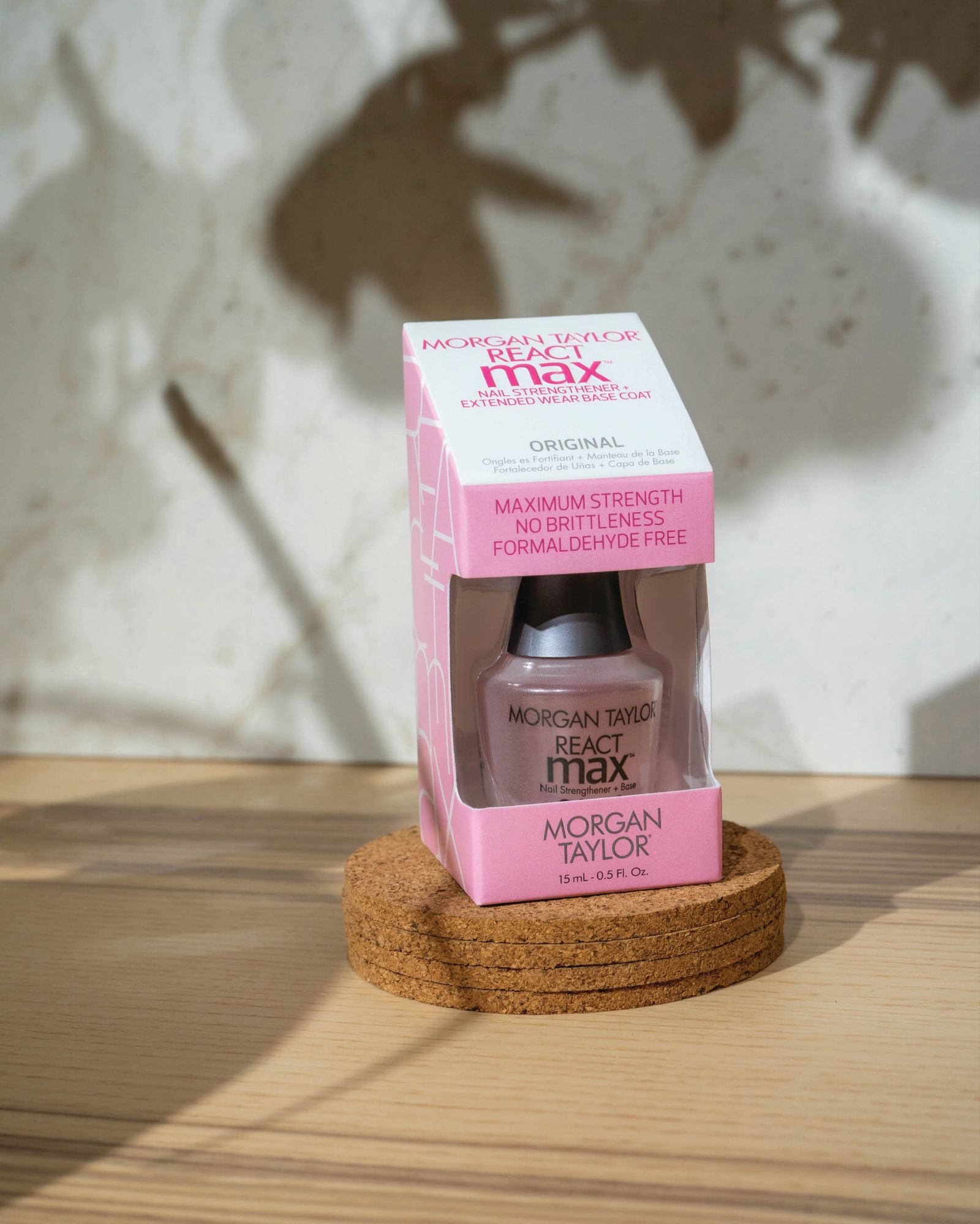 REACTmax Original Nail Strengthener and Extended Wear Base Coat
