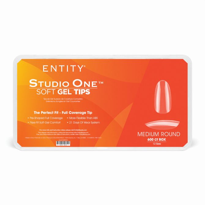 Soft Gel Tips- Medium Round