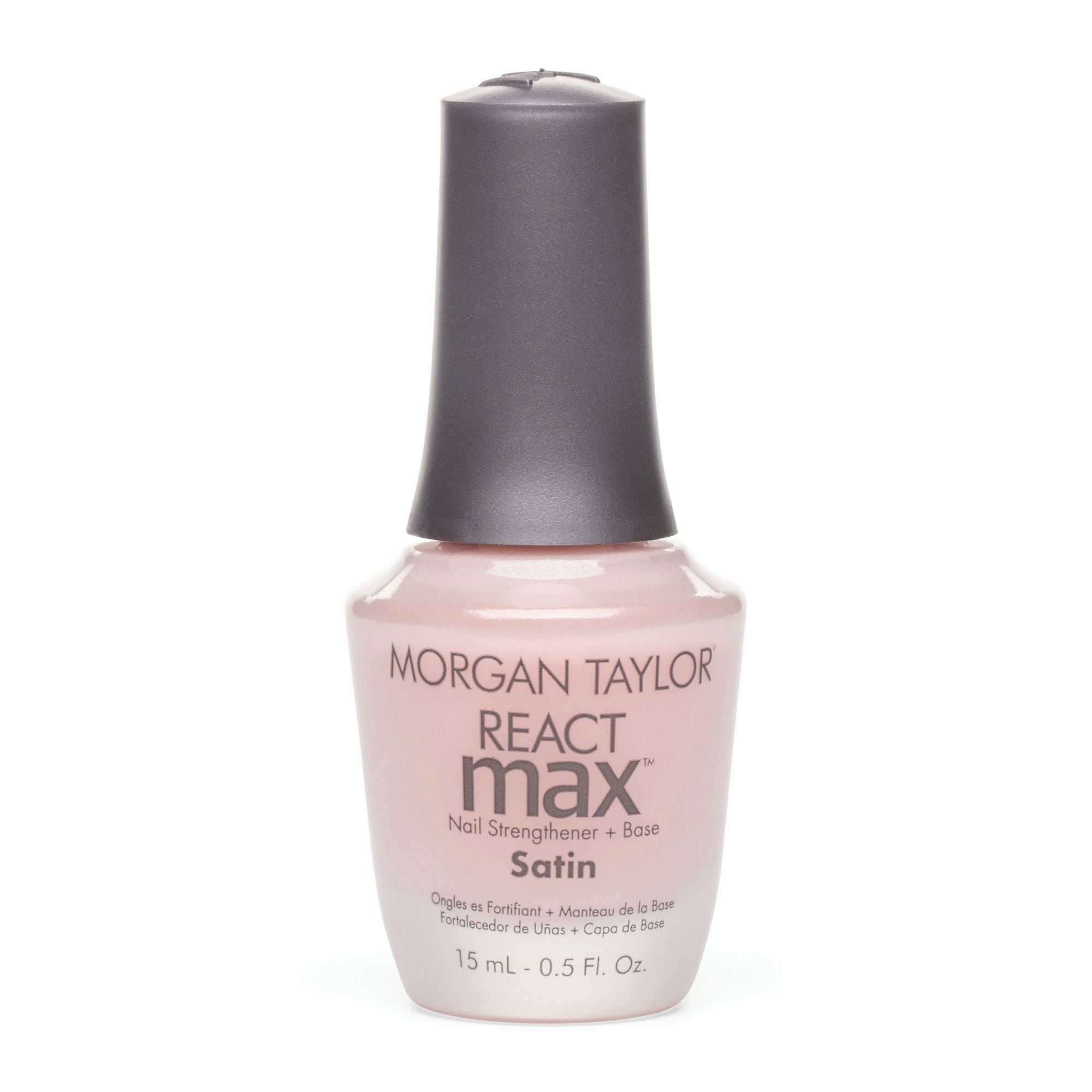 REACTmax Satin Nail Strengthener and Extended Wear Base Coat