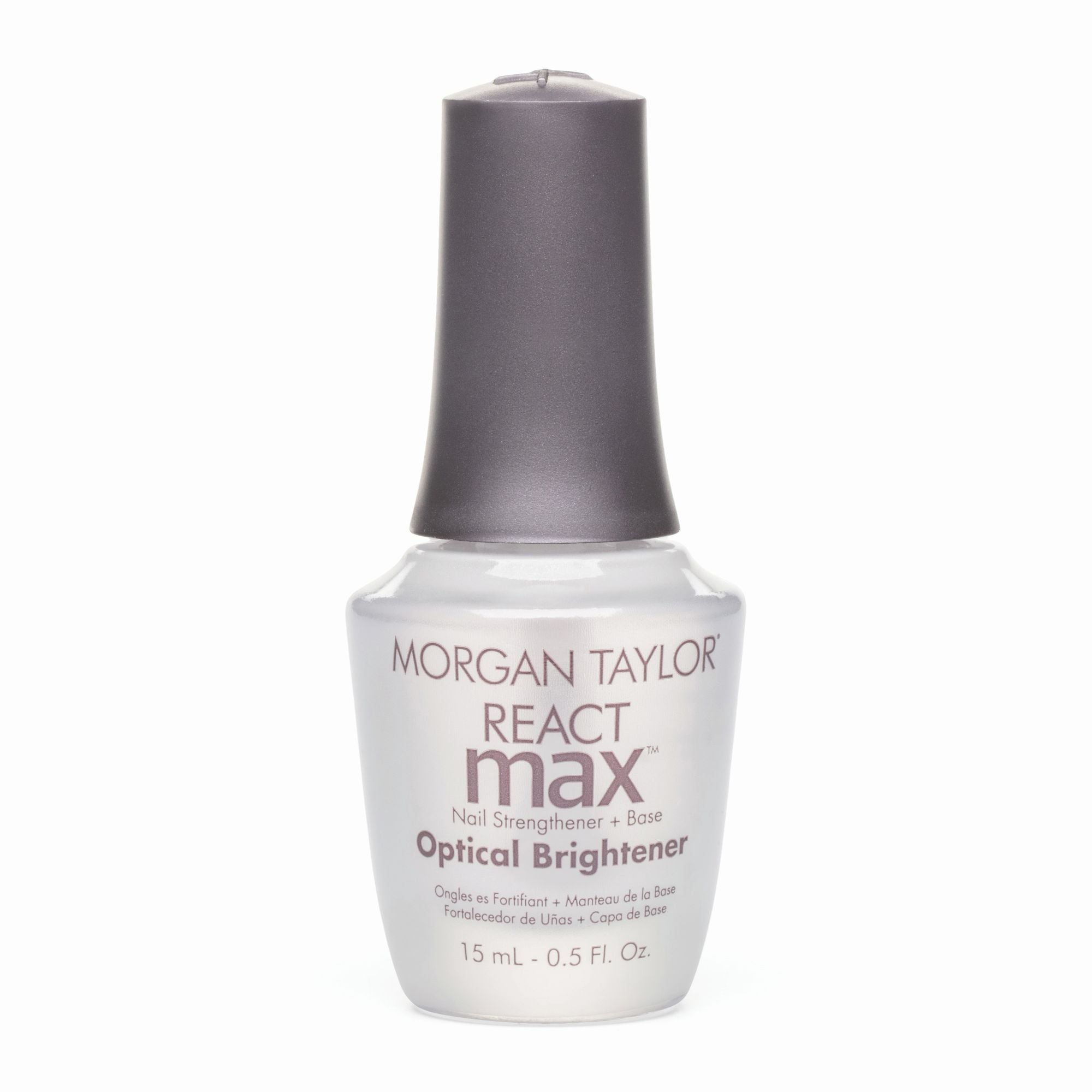REACTmax Optical Brightener Nail Strengthener and Extended Wear Base Coat