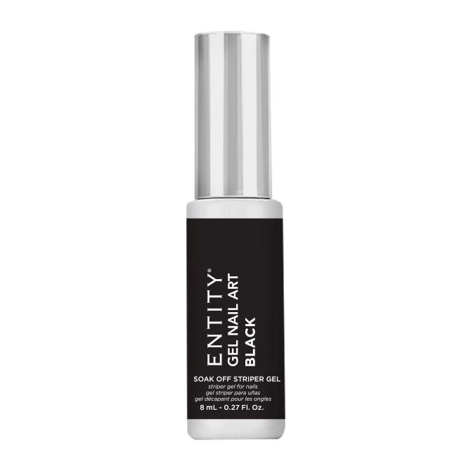 Gel Nail Art Soak Off Striper Gel Black - 8 ml