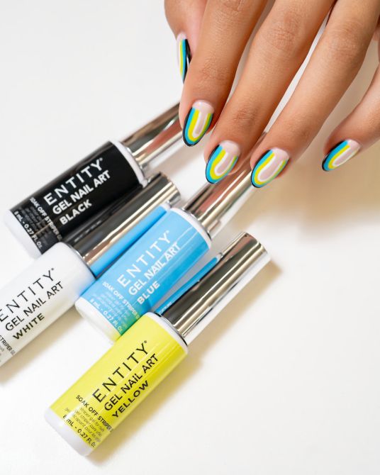 Gel Nail Art Soak Off Striper Gel Black - 8 ml