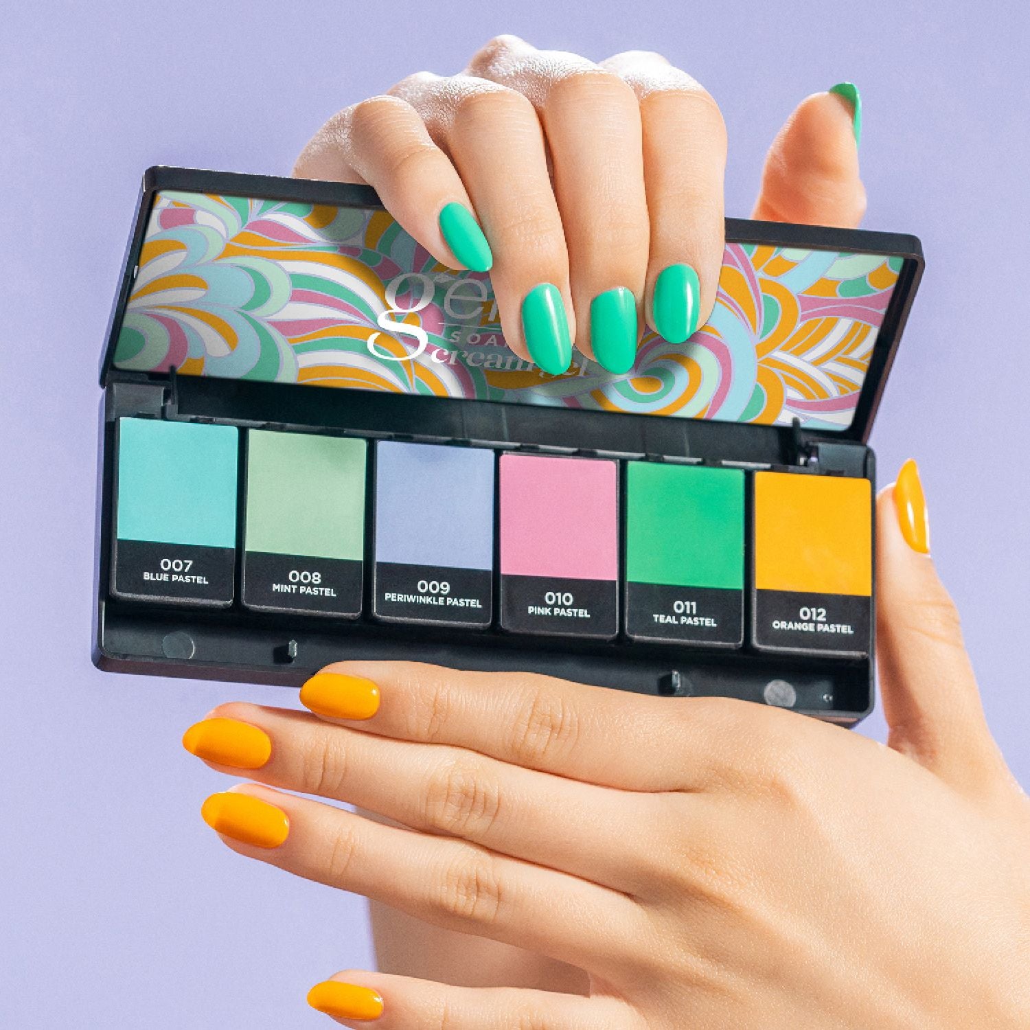 Cream Gel - Pretty Pastels - Palette  - 6 Stk.