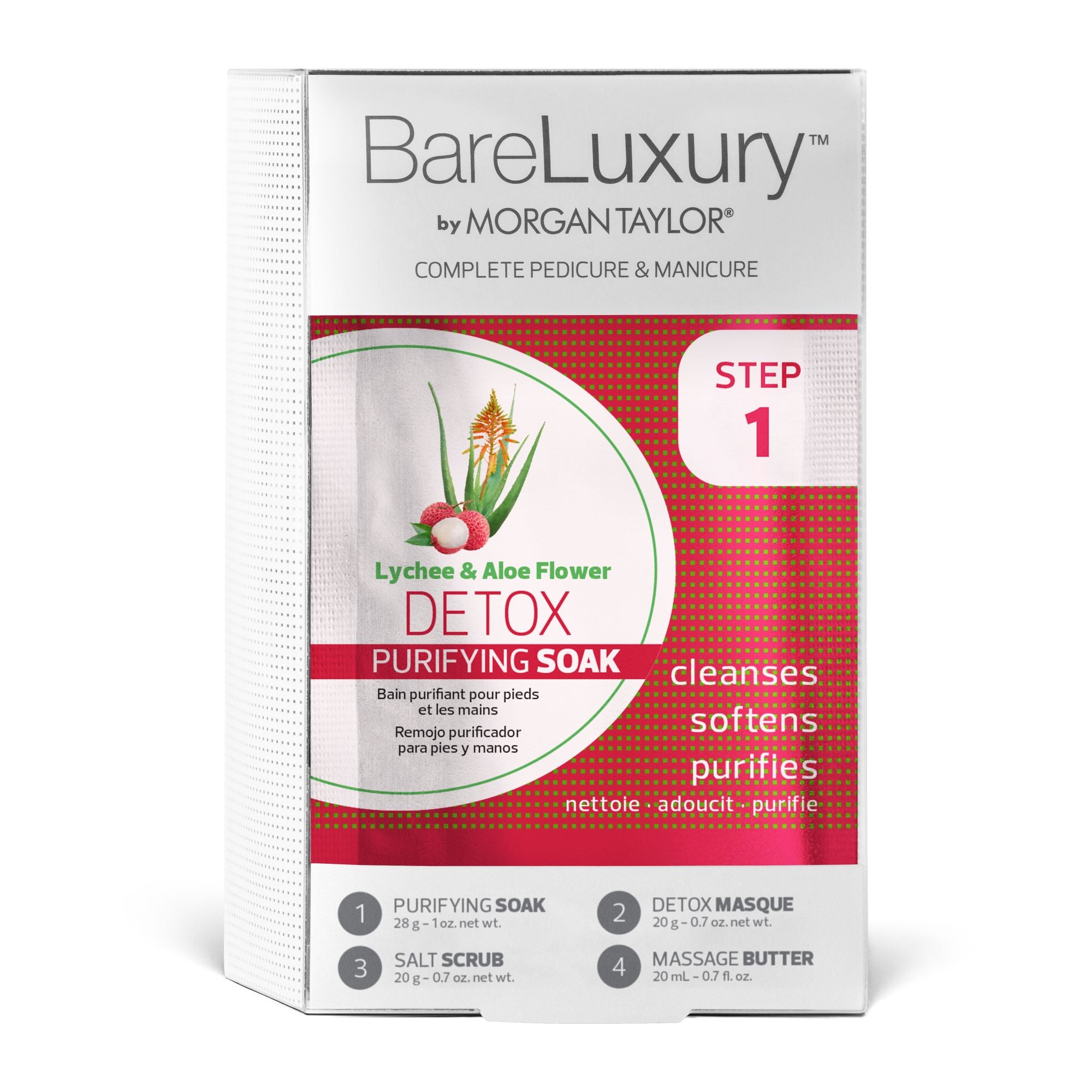 Detox Lychee & Aloe Flower 4er Set - BareLuxury™