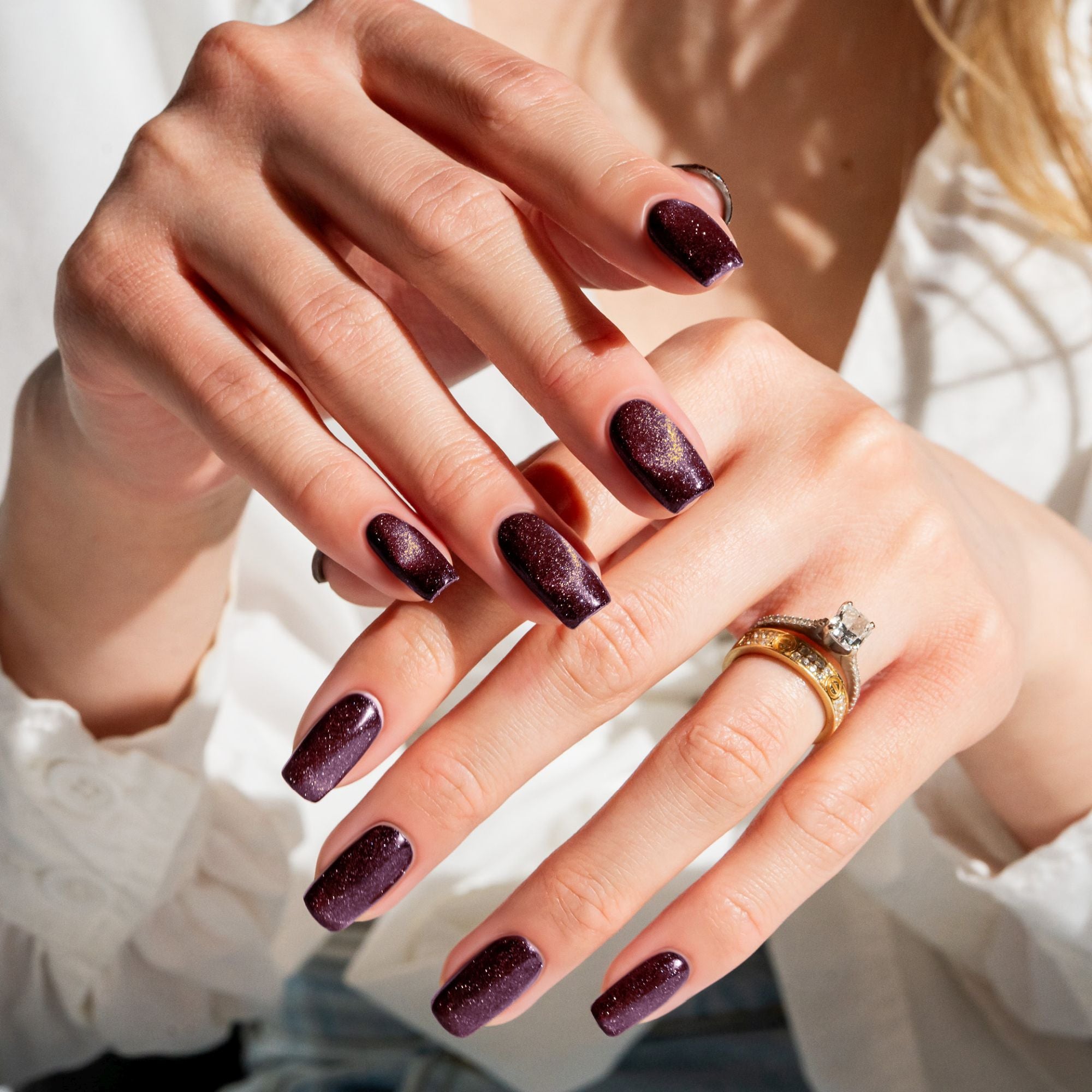 Landing On Mars (Orange) - Gelish Cat Eye Aurora Magnetic