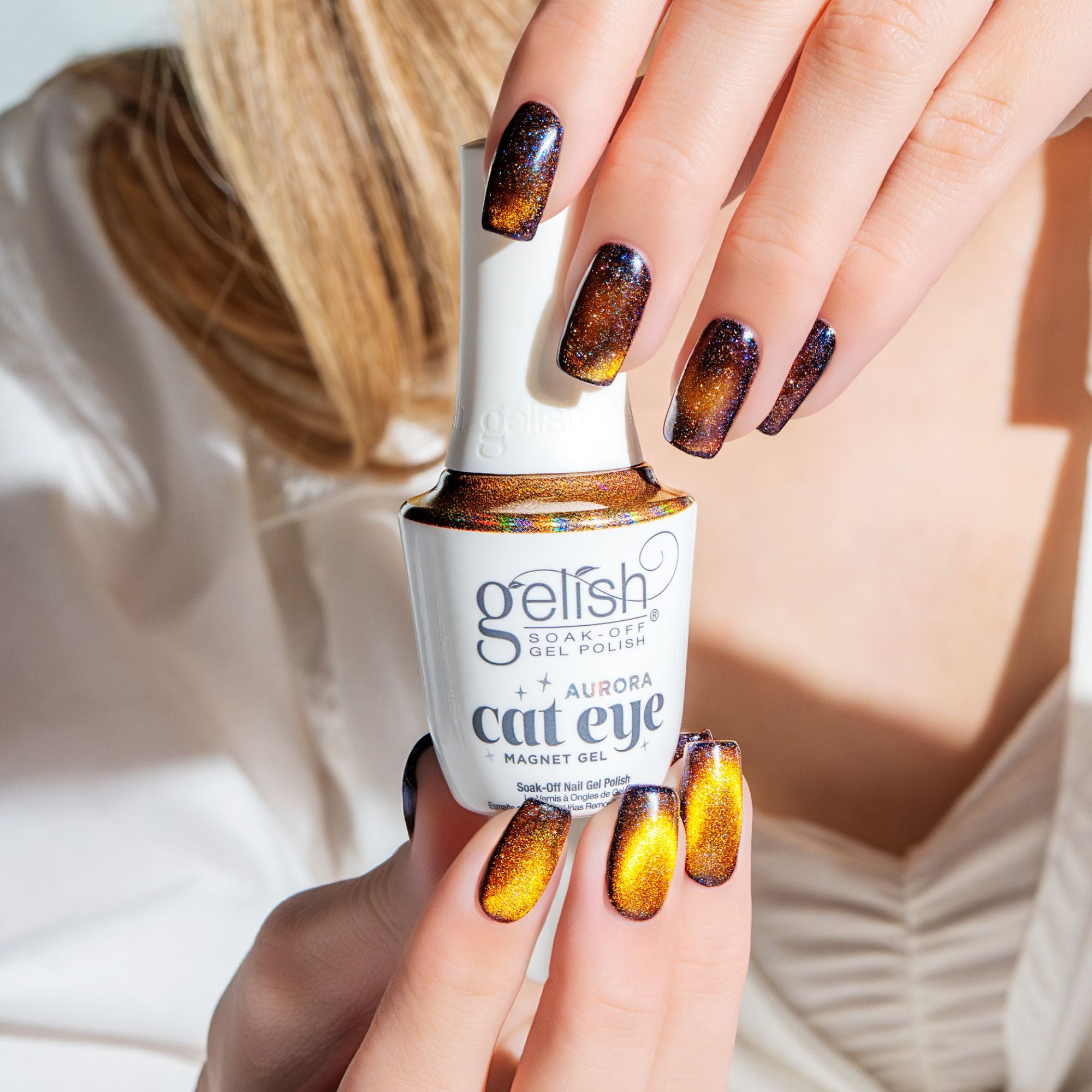 Space Dust (Messing) - Gelish Cat Eye Aurora Magnetic