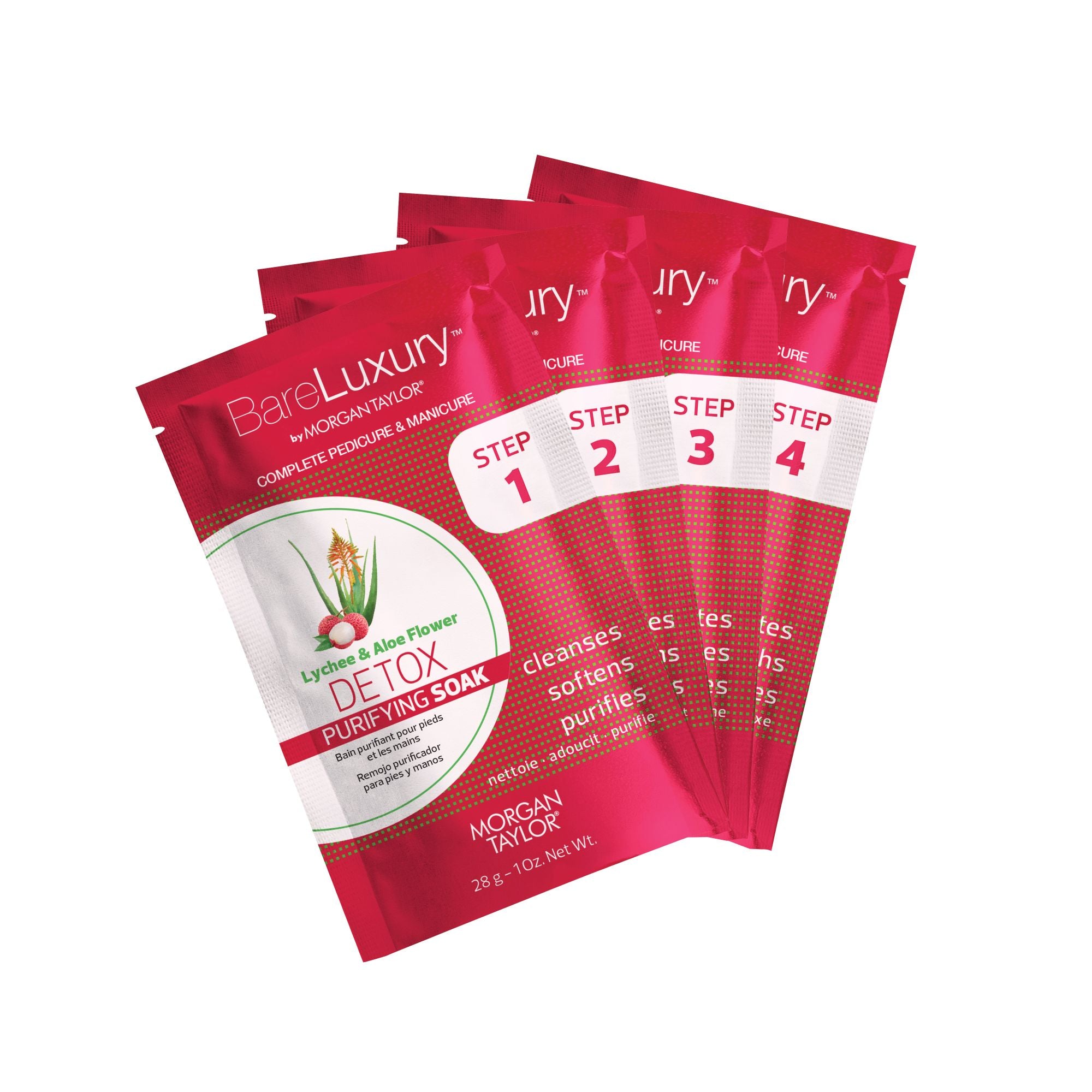 Detox Lychee & Aloe Flower 4er Set - BareLuxury™