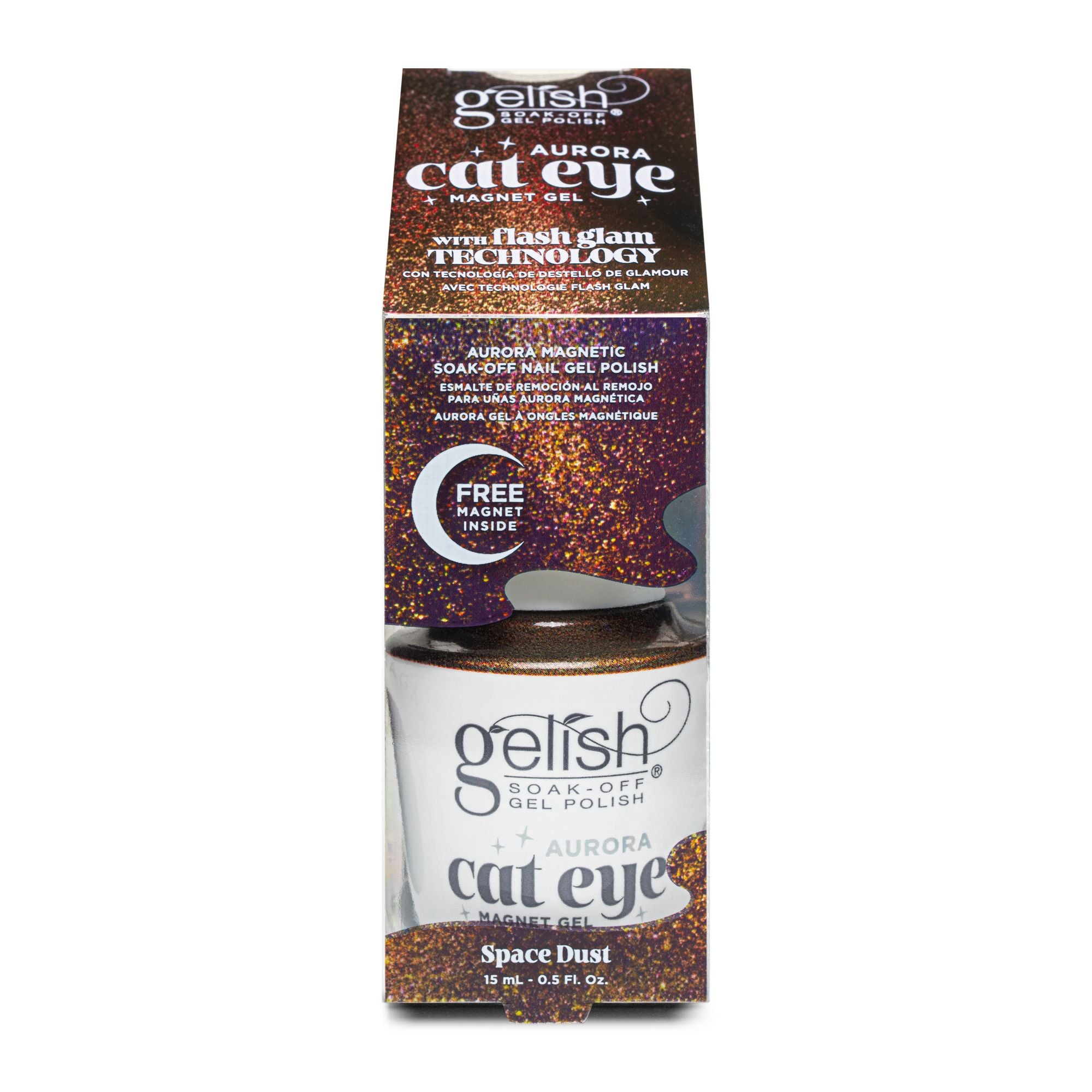 Space Dust (Messing) - Gelish Cat Eye Aurora Magnetic