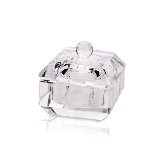 Glas Dappen Dish Mit Glasdeckel (elegant)
