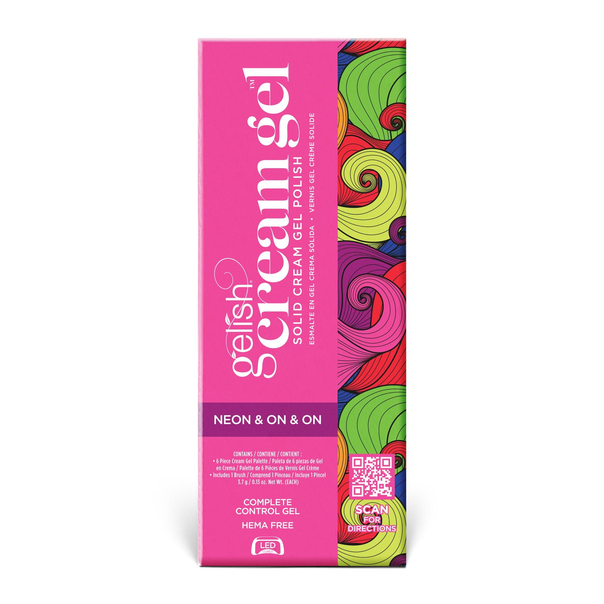Cream Gel - Neon & On & On - Palette  - 6 Stk.