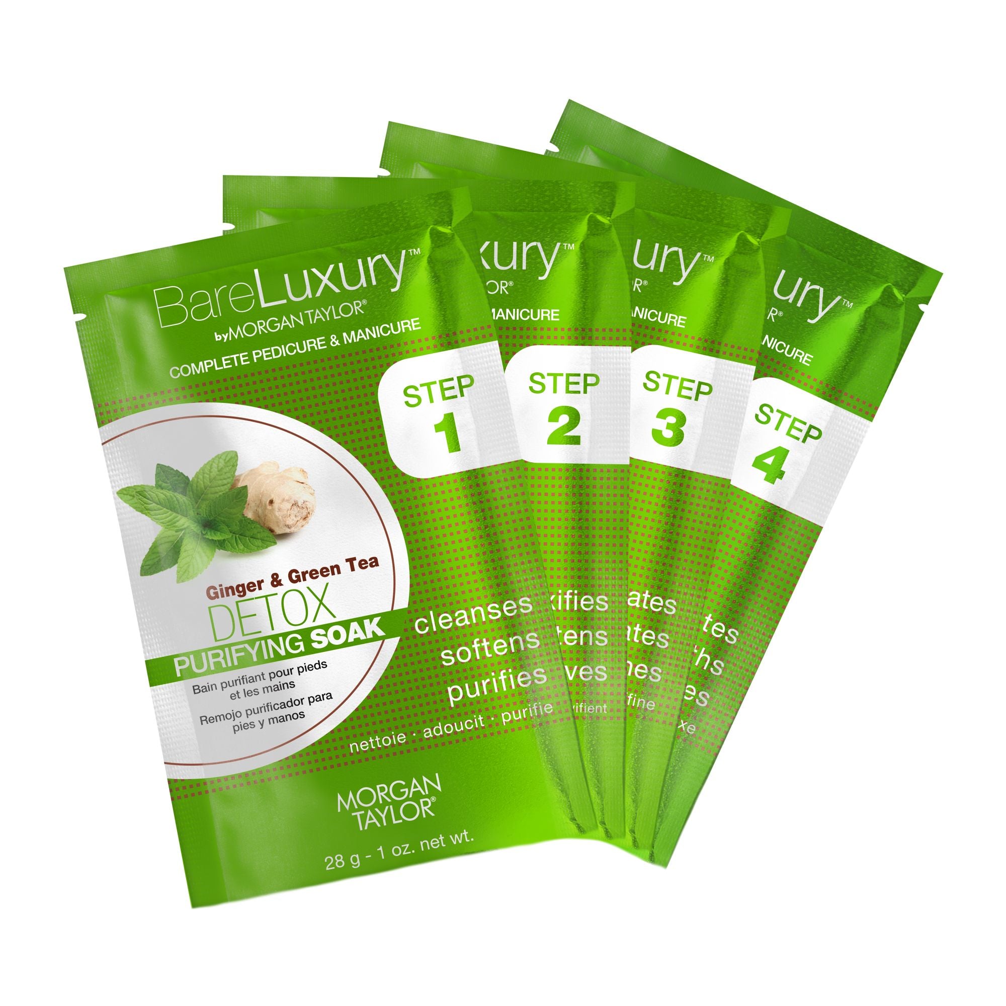 Detox Ginger & Green Tea 4er Set - BareLuxury™