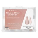 Soft Gel Tips- Medium Stiletto Nude